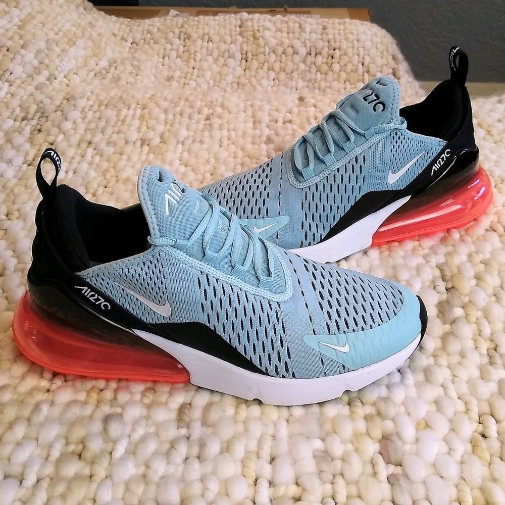 Nike Air Max 270 Ocean Bliss Blue Sz 11 EUC!